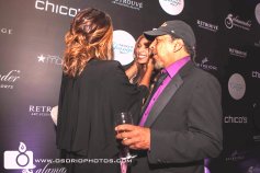 Beverly Johnson, Anthony Barboza, Danica Barboza, attending Beverly Johnson's Book Launch and Gala NYC fashion week color1