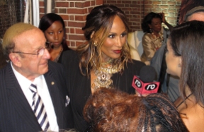 Beverly Johnson, Clive Davis at Beverly Johnson's book launch and gala NYC Fashion Week, phot credit Leticia Barboza